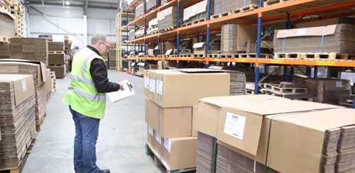 Vendor managed packaging inventory