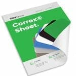 Correx sheet datsheet