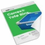 Correx tote bins datasheet