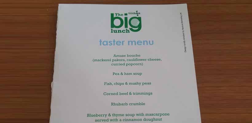 The big lunch menu