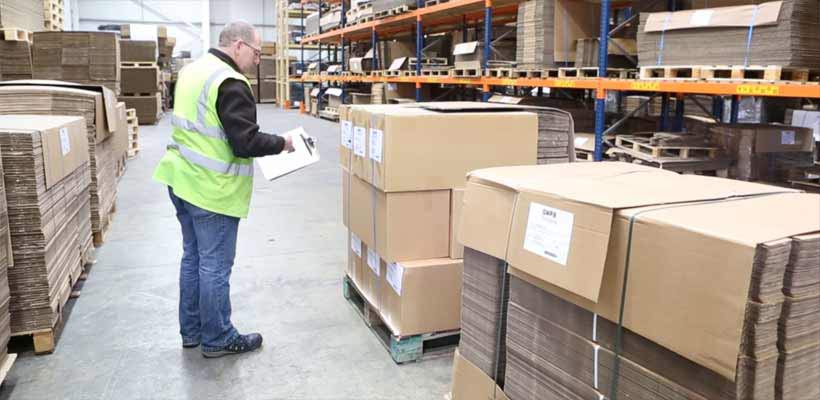 Ecommerce packaging inventory