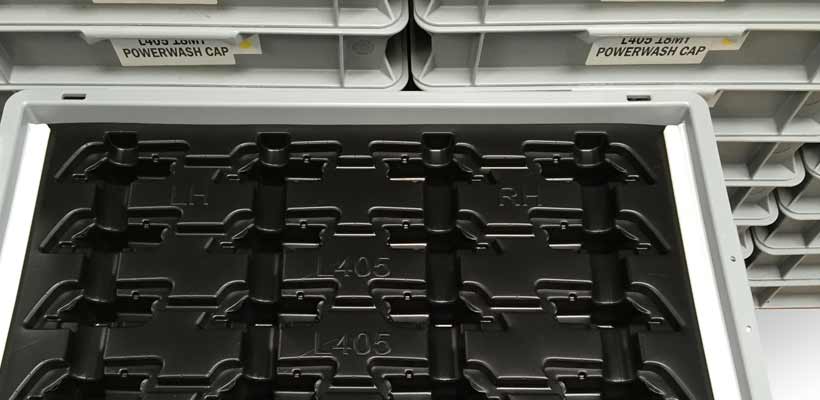 Vac formed tote trays
