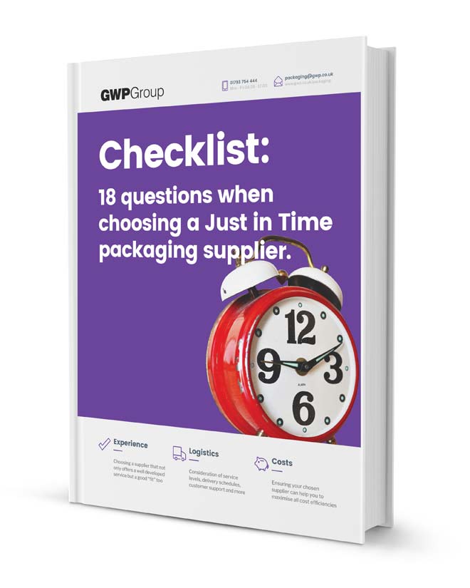 Checklist - choosing a just in time packaging supplier
