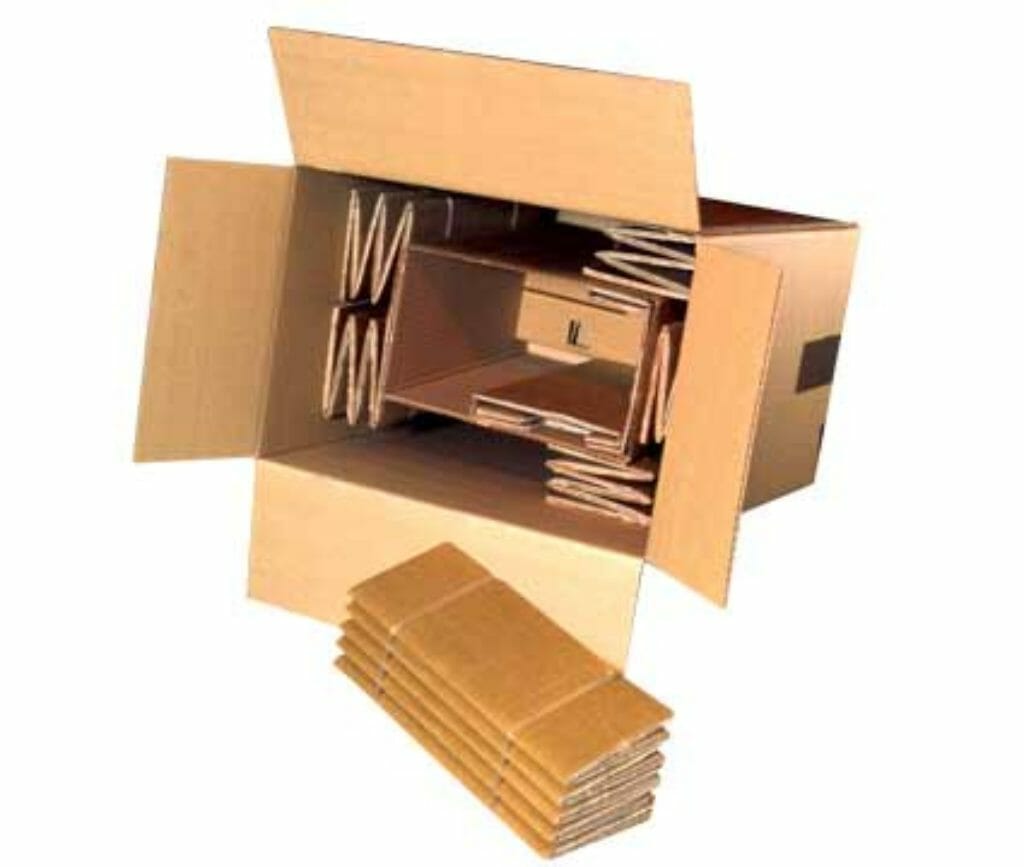 Foam Alternative Corrispring Cardboard Cushioning Inserts GWP Packaging