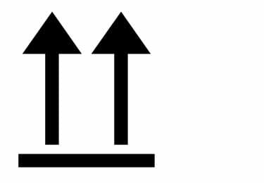 This way up symbol