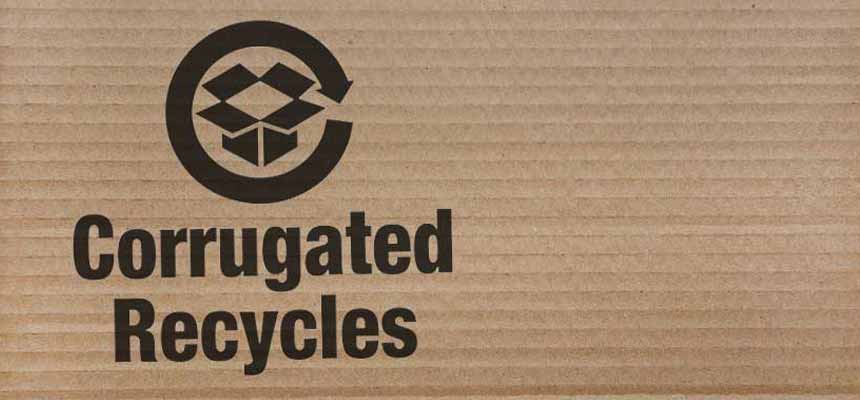 Corrugated recycles logo