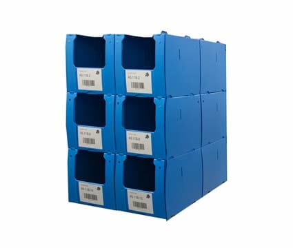 Correx stacking pick bins