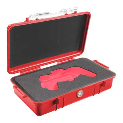 Peli micro case with a custom foam insert