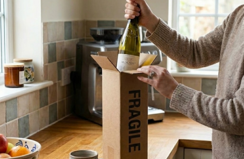 Wine bottle packaging