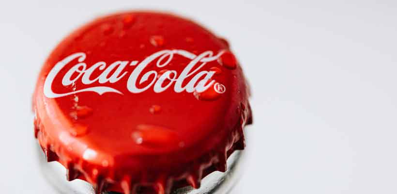 Coca cola bottle top in red
