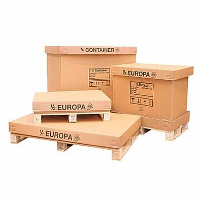 Cardboard pallet boxes