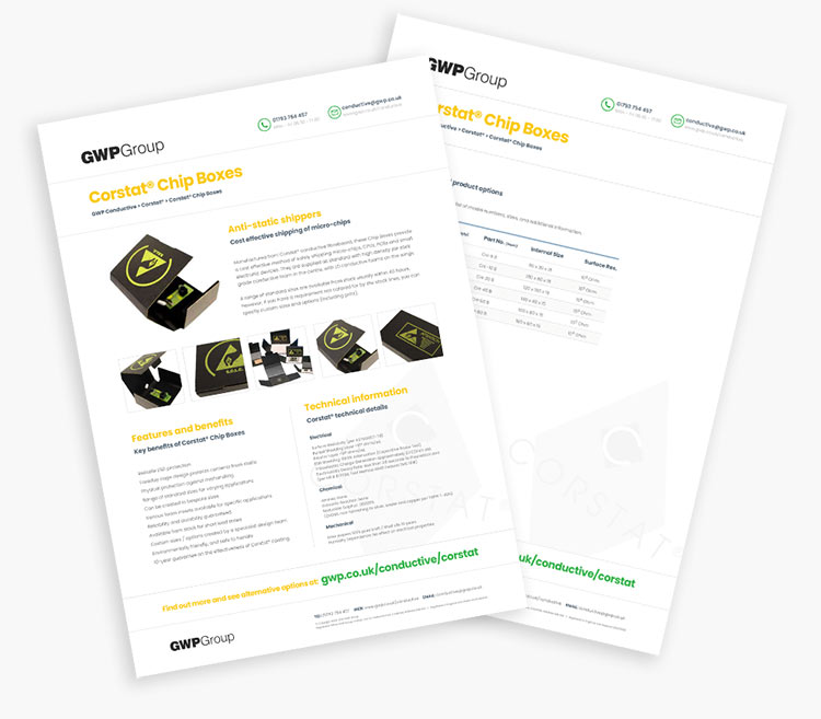 Corstat® chip boxes Microchip packaging