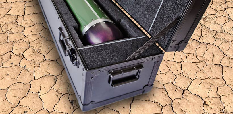 munitions-packaging A missile in a custom flight case