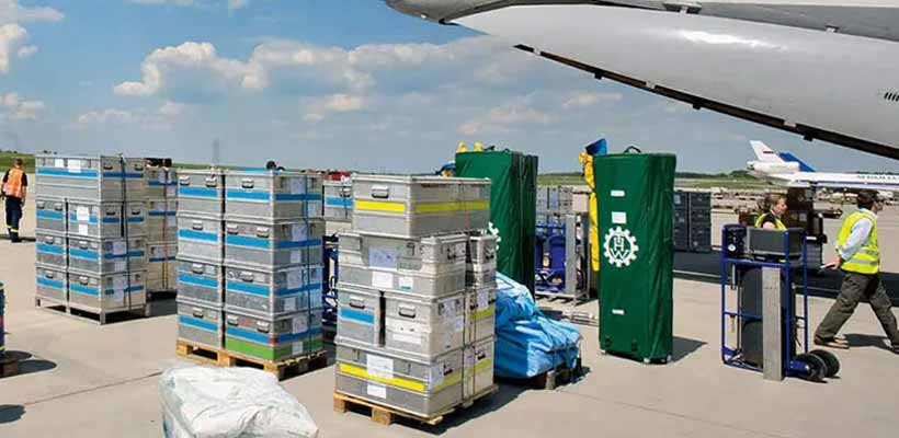 Aluminium export packaging