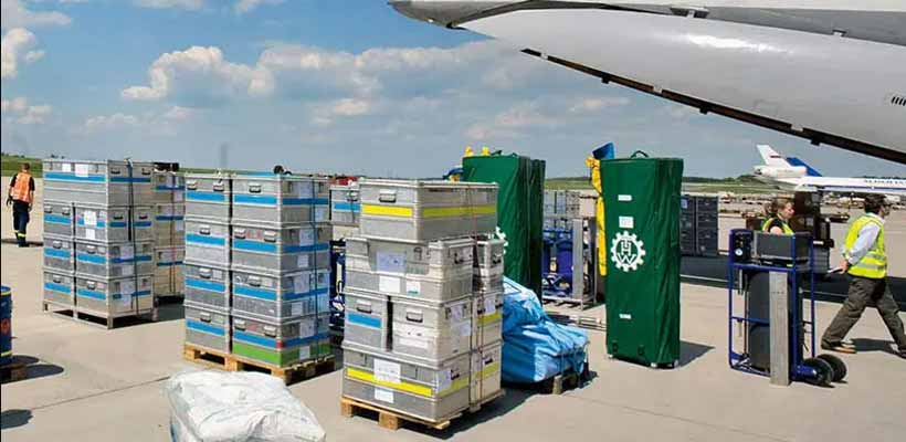 Aluminium export packaging