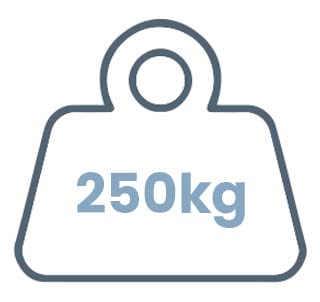 Quarter pallet weight