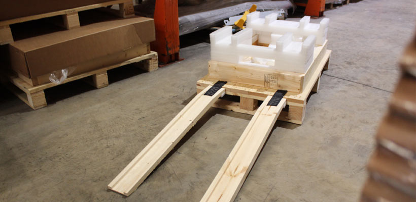 Medical equipment pack with ramps A medical equipment pack with ramps.