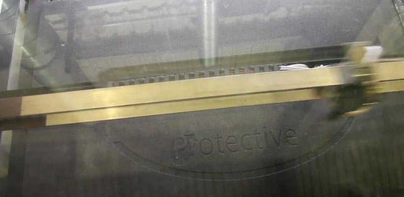 Foam laser etching A foam laser etching machine