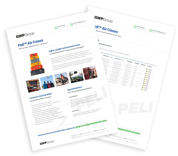 Peli Air case datasheet Peli Air case datasheet