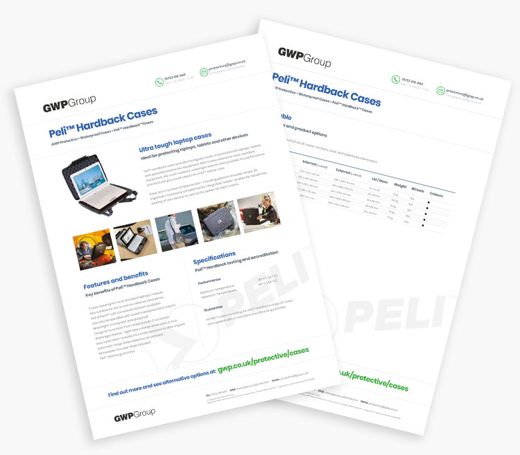 Peli Hardback dimensions Peli Hardback dimensions