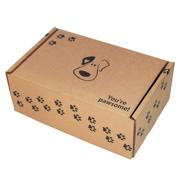 Cardboard subscription packaging box