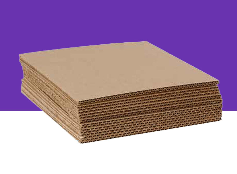 Corrugated cardboard layer pads
