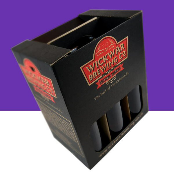 Cardboard bottle carrier