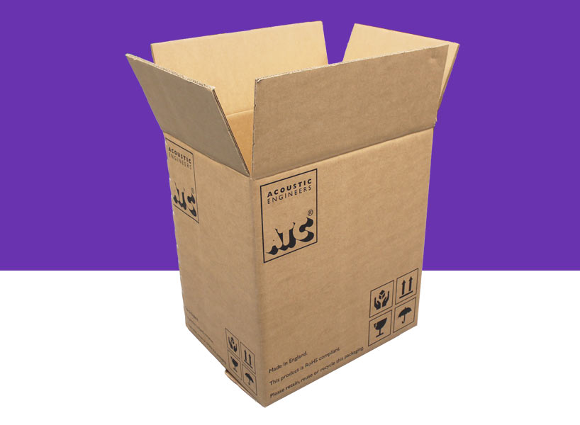 Double wall cardboard boxes