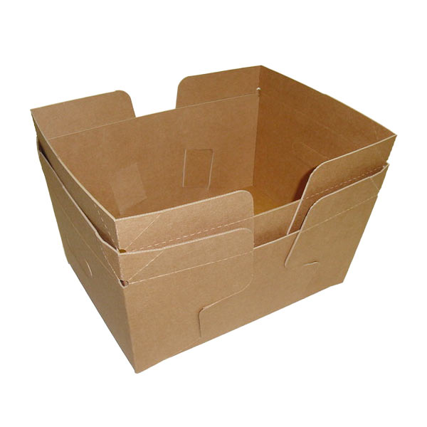 Nesting cardboard trays