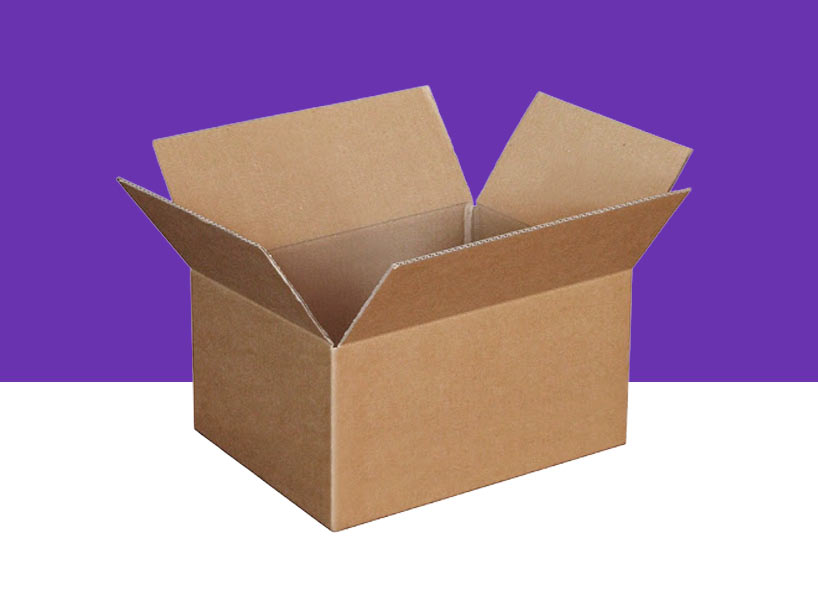 Single wall cardboard boxes