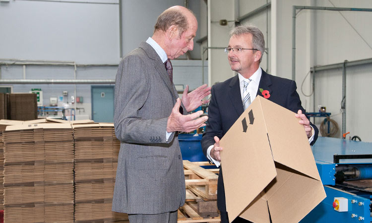 GWP Group highlights David Pedley meeting HRH The Duke of Kent
