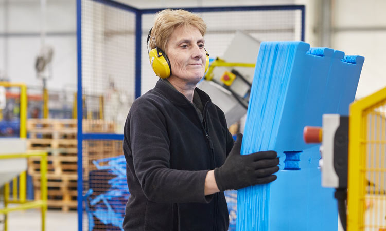 A person working at Macfarlane Packaging Design and Manufacture