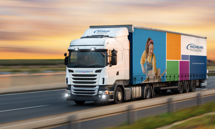 Macfarlane Packaging lorry