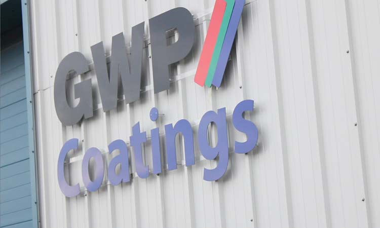 The outside of GWP Coating's manufacturing site