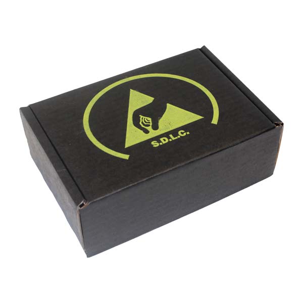 Corstat conductive coating Corstat conductive coating on a box