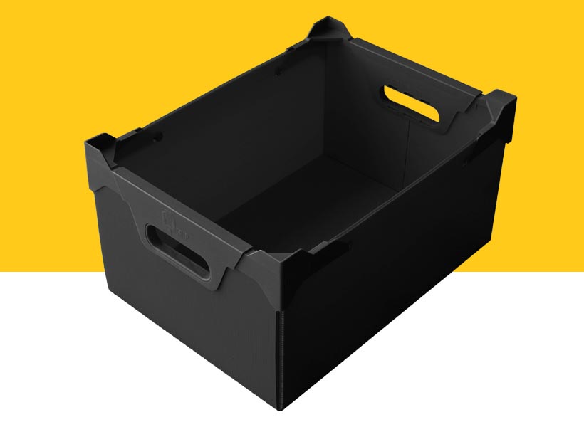 Corriplast conductive tote boxes
