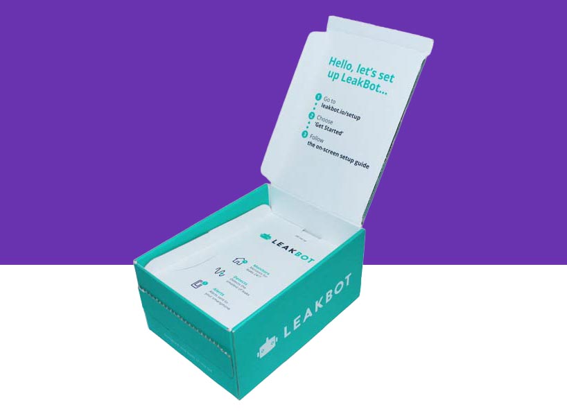 Pre-taped postal box