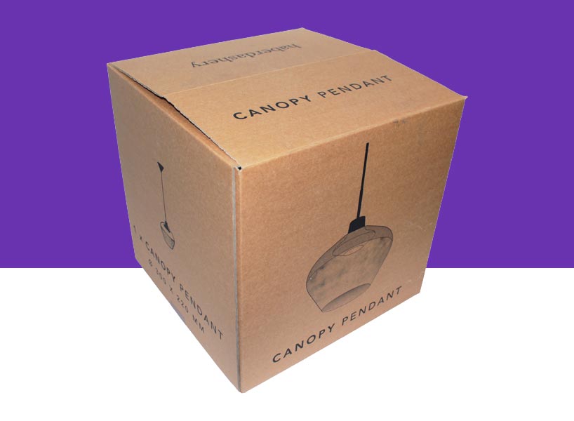 Printed corrugated cardboard cases
