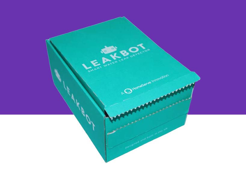 Boxes with peel and seal strips