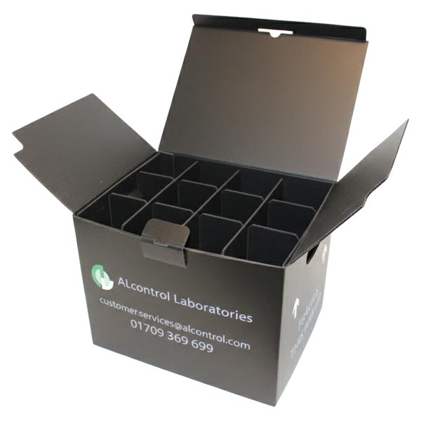 Correx box with dividers Correx box with dividers