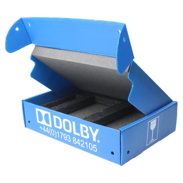 Correx boxes with foam