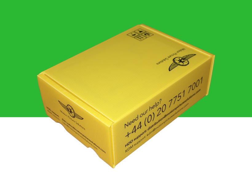 Plastic postal boxes