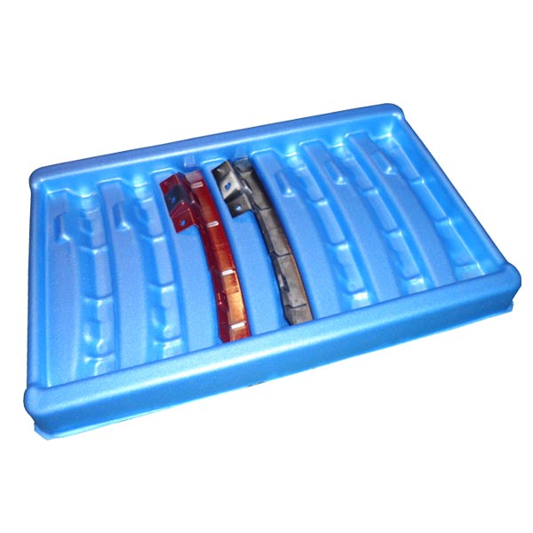 Vacuum formed packaging-trays