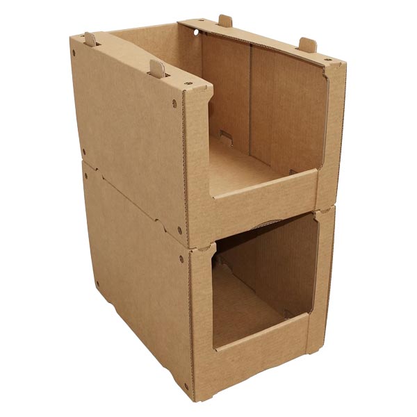 Cardboard warehouse pick bin