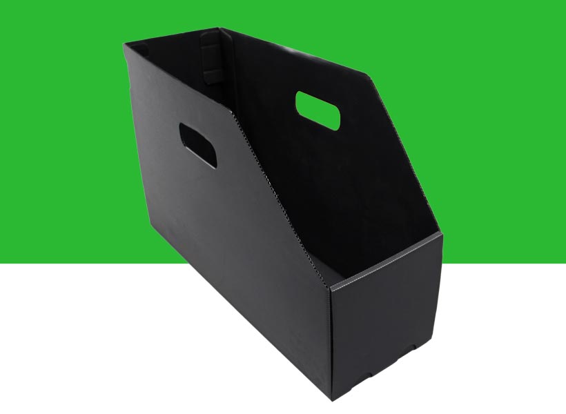 Correx shelf bin