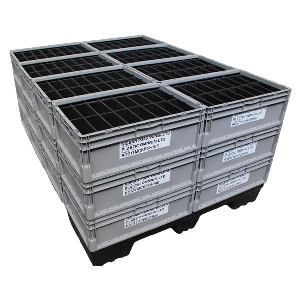 Euro stacking containers