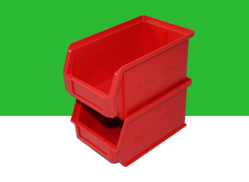 Plastic parts storage bins Plastic parts storage bins