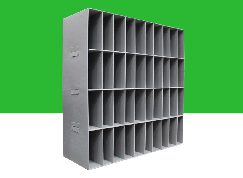 Plastic pigeon holes